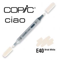 COPIC CIAO E40  Brick White