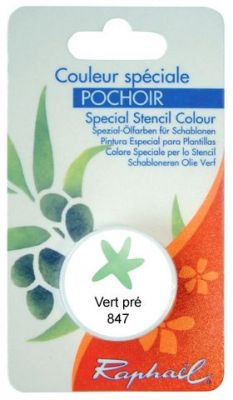 COULEUR SPECIALE POCHOIR VERT PRE