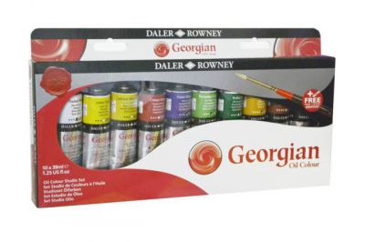 COULEURS SUPER-FINES � L\'HUILE GEORGIAN STUDIO SET 10X 38ML