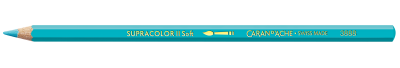 CRAYON AQUARELLE SUPRACOLOR CARAN D\'ACHE BLEU TURQUOISE