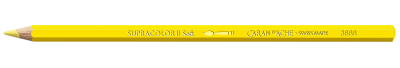 CRAYON AQUARELLE SUPRACOLOR CARAN D\'ACHE JAUNE CITRON