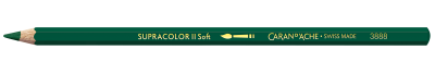 CRAYON AQUARELLE SUPRACOLOR CARAN D\'ACHE VERT FONCE