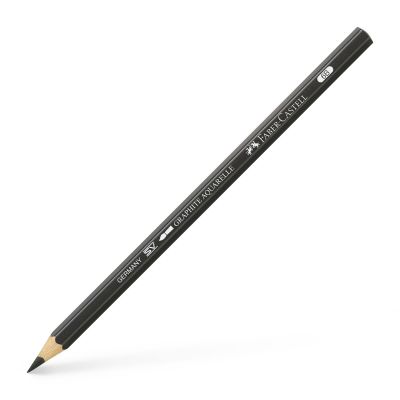 CRAYON GRAPHITE AQUARELLE FABER CASTELL 6B