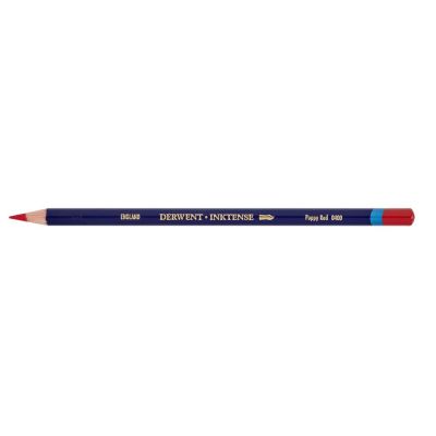 CRAYON INKTENSE DERWENT AQUARELLABLE ROUGE COQUELICOT 0400