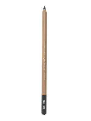 CRAYON PASTEL GRIS NOIR 008