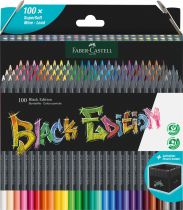 CRAYONS COULEURS BLACK EDITION X 100 FABER CASTELL
