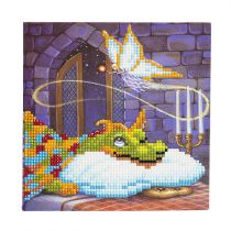 CRYSTAL ART KIT CARTE A DIAMANTER 18X18CM DRAGON