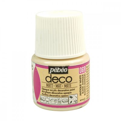 DECO MAT 45ML BLANC ANTIQUE