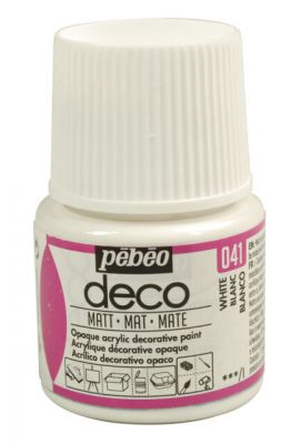 DECO MAT 45ML BLANC