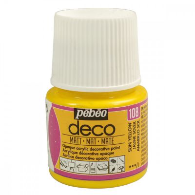 DECO MAT 45ML JAUNE SOLEIL