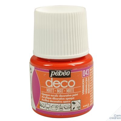 DECO MAT 45ML VERMILLON