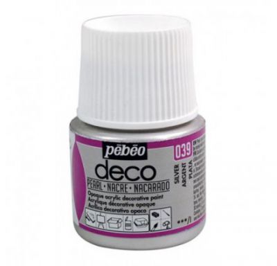 DECO NACRE 45ML ARGENT