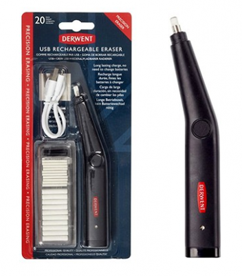 DERWENT - Stylo-gomme �lectrique USB
