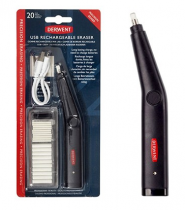 DERWENT - Stylo-gomme électrique USB