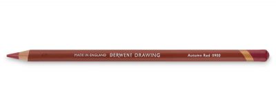 DERWENT CRAYON DRAWING Autumn Red
