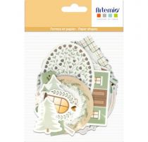 DIE CUT PAPIER HOME FOR CHRISTMAS