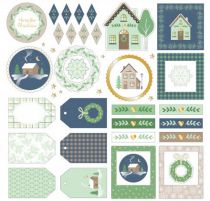 DIE CUT PAPIER HOME FOR CHRISTMAS