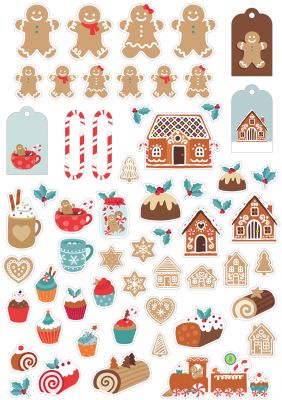 DIE CUT PAPIER NOEL A CROQUER