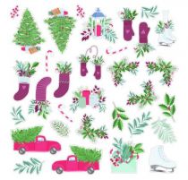 DIE CUT PAPIER XMAS TIME