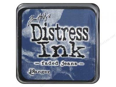 DISTRESS MINI INK FADED JEANS