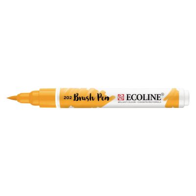 ECOLINE BRUSHPEN JAUNE FONCE 202