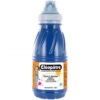 ENCRE A DESSINER CLEOPATRE 250ML BLEU OUTREMER