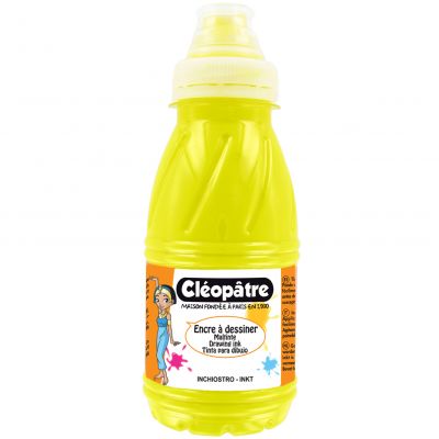 ENCRE A DESSINER CLEOPATRE 250ML JAUNE PRIMAIRE