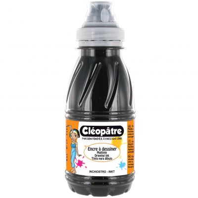 ENCRE A DESSINER CLEOPATRE 250ML NOIR