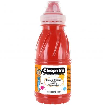 ENCRE A DESSINER CLEOPATRE 250ML ROUGE VIF