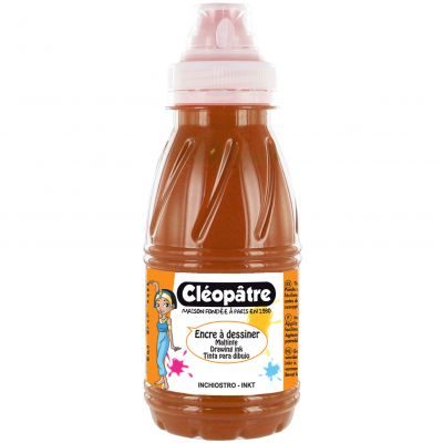 ENCRE A DESSINER CLEOPATRE 250ML TERRE SIENNE