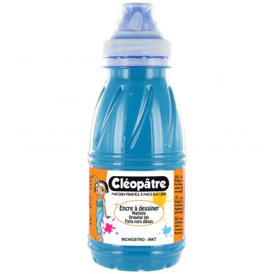 ENCRE A DESSINER CLEOPATRE 250ML TURQUOISE
