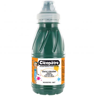 ENCRE A DESSINER CLEOPATRE 250ML VERT SAPIN