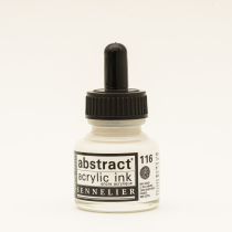 ENCRE ACRYLIQUE ABSTRACT 30ML BLANC DE TITANE