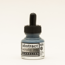 ENCRE ACRYLIQUE ABSTRACT 30ML IRIDESCENT ARGENT