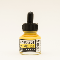 ENCRE ACRYLIQUE ABSTRACT 30ML JAUNE DE NAPLES