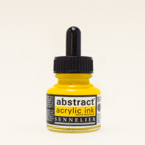 ENCRE ACRYLIQUE ABSTRACT 30ML JAUNE PRIMAIRE