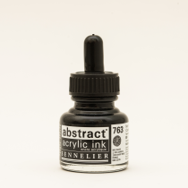 ENCRE ACRYLIQUE ABSTRACT 30ML NOIR DE CARBONE