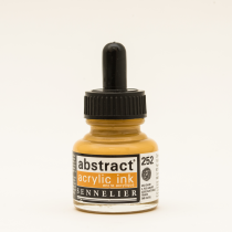 ENCRE ACRYLIQUE ABSTRACT 30ML OCRE JAUNE