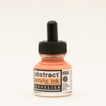 ENCRE ACRYLIQUE ABSTRACT 30ML OCRE ROSE