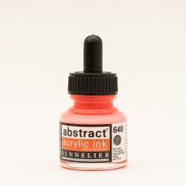 ENCRE ACRYLIQUE ABSTRACT 30ML ORANGE FLUO