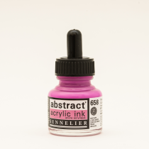 ENCRE ACRYLIQUE ABSTRACT 30ML ROSE QUINACRIDONE