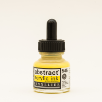 ENCRE ACRYLIQUE ABSTRACT 30ML TON JAUNE DE CADMIUM CITRON