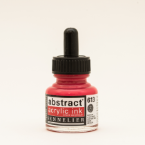 ENCRE ACRYLIQUE ABSTRACT 30ML TON ROUGE DE CADMIUM CLAIR IMITATION