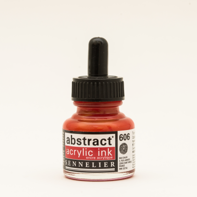 ENCRE ACRYLIQUE ABSTRACT 30ML TON ROUGE DE CADMIUM FONC� IMITATION