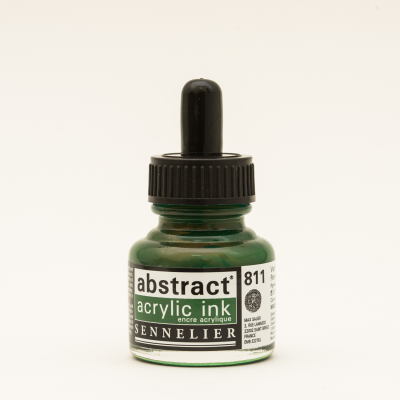 ENCRE ACRYLIQUE ABSTRACT 30ML VERT PERMANENT