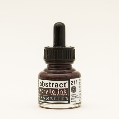 ENCRE ACRYLIQUE ABSTRACT ENCRE 30ML TERRE DE SIENNE BR�L�E