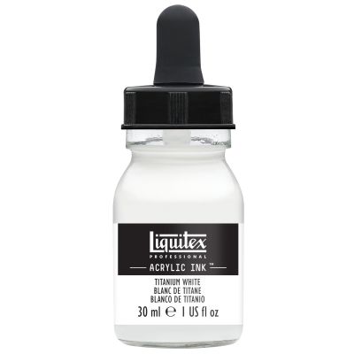 ENCRE ACRYLIQUE INK LIQUITEX 30 ML BLANC DE TITANE