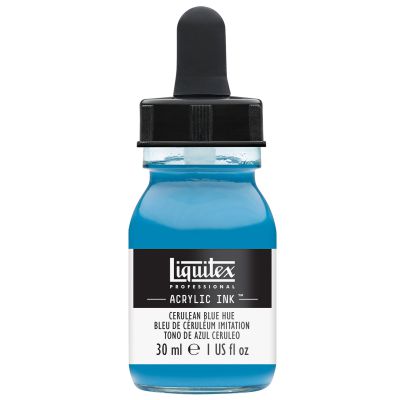 ENCRE ACRYLIQUE INK LIQUITEX 30 ML BLEU DE CERULEUM IMITATION