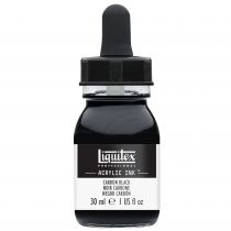 ENCRE ACRYLIQUE INK LIQUITEX 30 ML NOIR CARBONE