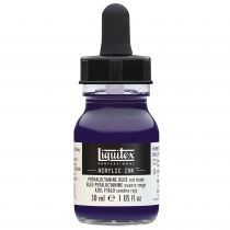 ENCRE ACRYLIQUE INK LIQUITEX 30ML BLEU PHTALOCYANINE NUANCE ROUGEE